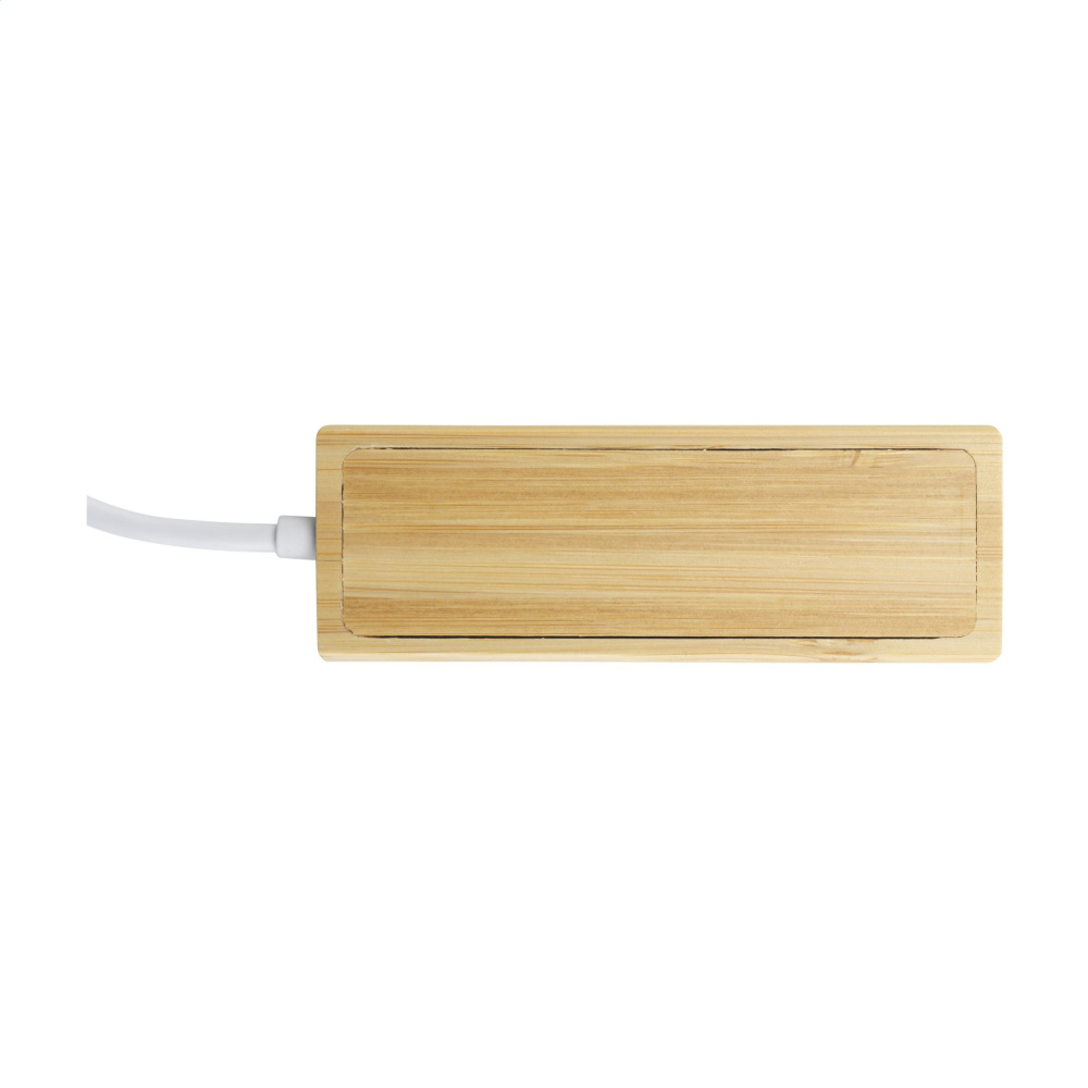 Logotrade kampanjprodukter bild: Bambu USB-hubb