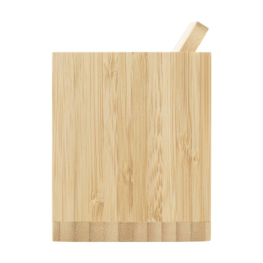 Logotrade profilreklam bild: Bamboo Boss 15W laddare/pennhållare