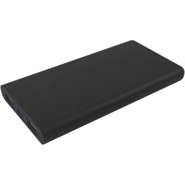 Logotrade profilprodukter bild: SCX.design P40 10 000 mAh upplyst trådlös powerbank i gummi