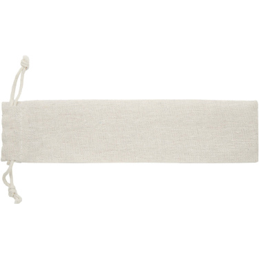 Logotrade kampanjprodukter bild: Root bestickset i 5 delar av rostfritt stål och bokträ