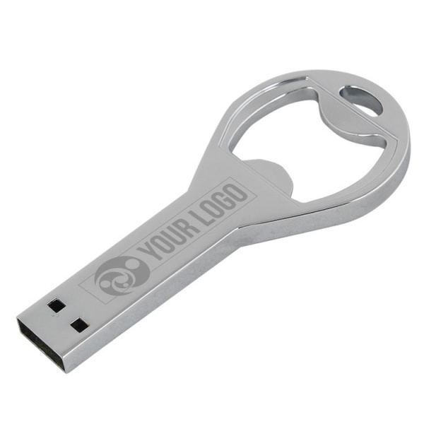 Logotrade profilprodukter bild: Metall-USB-minne