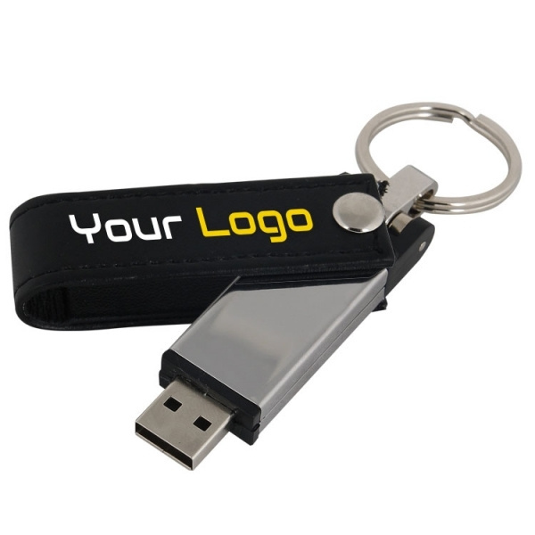 Logotrade kampanjprodukter bild: Metall-USB-minne