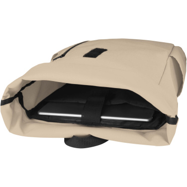 Logotrade presentreklam bild: Byron 15,6 tums ryggsäck med rullöppning på 18 l av GRS RPET