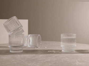 Logotrade profilprodukter bild: VINGA York tumbler glas, 4-pack