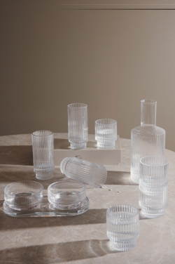 Logotrade profilprodukter bild: VINGA York tumbler glas, 4-pack