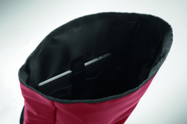 Logotrade reklamprodukter bild: Rolltop dataryggsäck 600D