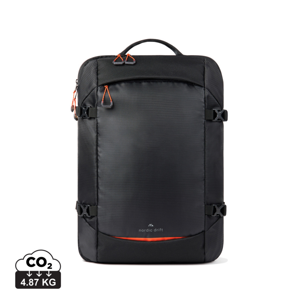 Logotrade reklamprodukter bild: Nordic Drift RCS reseryggsäck 25L