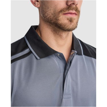 Logotrade reklamprodukter bild: Samurai 160 g/m2 antibakteriell kortärmad unisex-pikétröja 