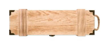 Logotrade kampanjprodukter bild: Vinpresentlåda i Paulownia-trä