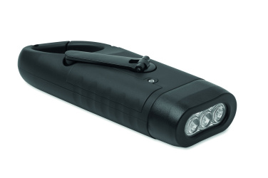 Logotrade presentreklam bild: Ficklampa solcell och dynamo