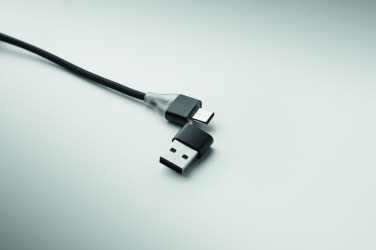 Logotrade profilprodukter bild: 3-i-1-laddningskabel