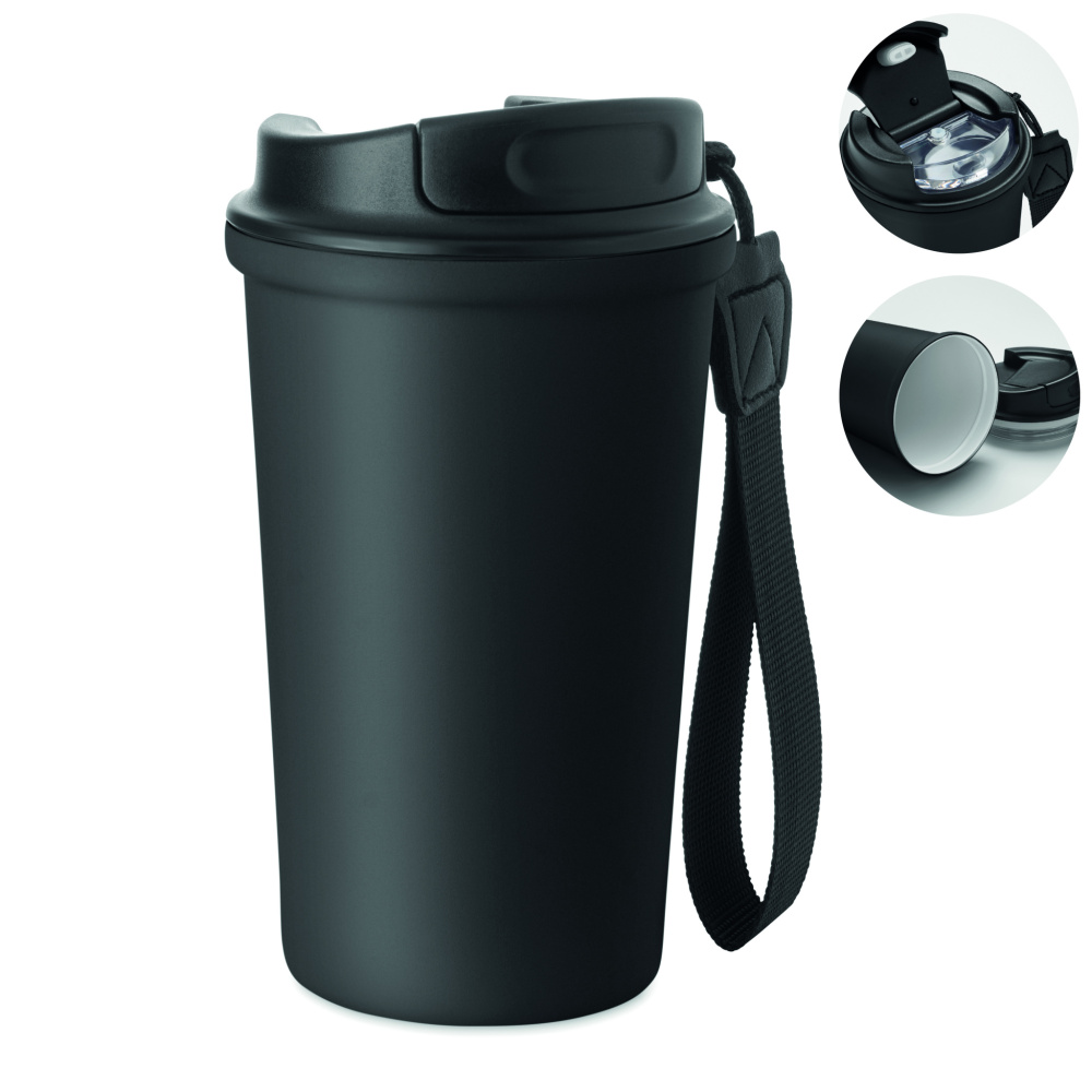 Logotrade kampanjprodukter bild: Mugg i återvunnet stål 400 ml