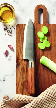 Logotrade profilreklam bild: Kockkniv i bokträ