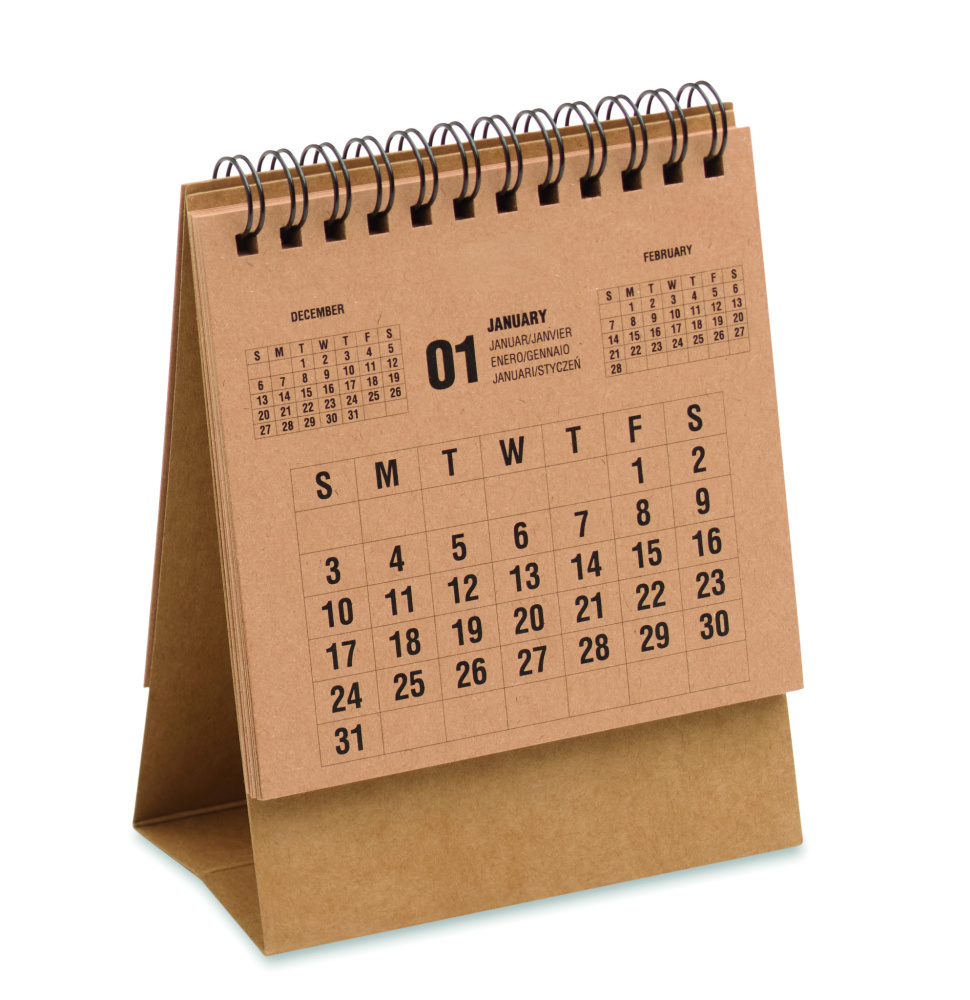 Logotrade presentreklam bild: 4-årig skrivbordskalender
