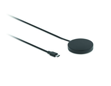 Logotrade reklamprodukter bild: Magnetisk trådlös laddare 25W
